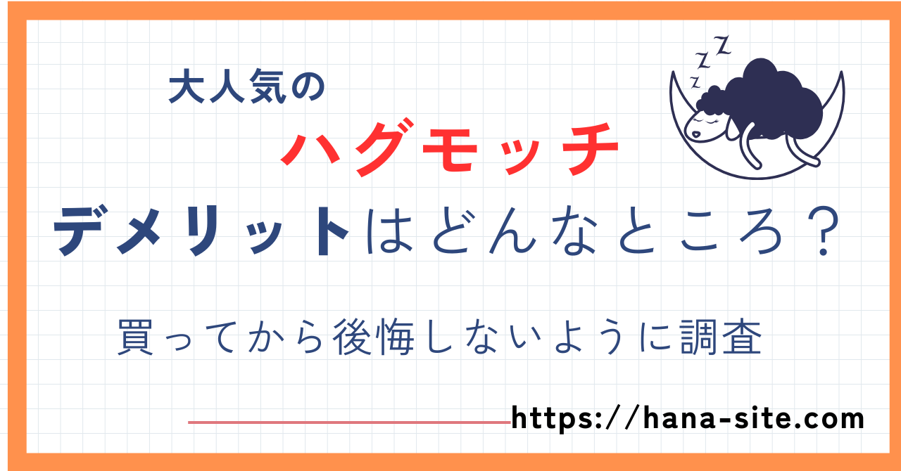 ハグモッチのデメリット