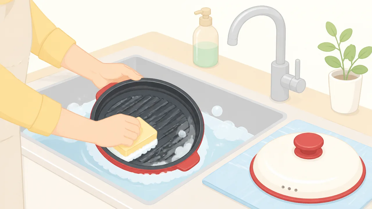 レンジメートプロの洗い方は?焦げ付きや油汚れのお手入れ方法