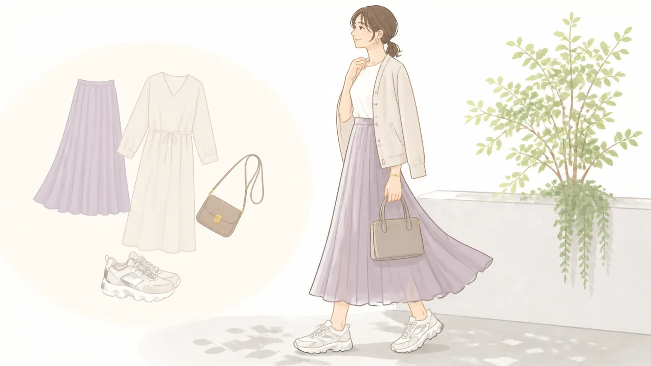 ナイキ ryz365 コーデ｜40代女性に似合うきれいめ着こなし術