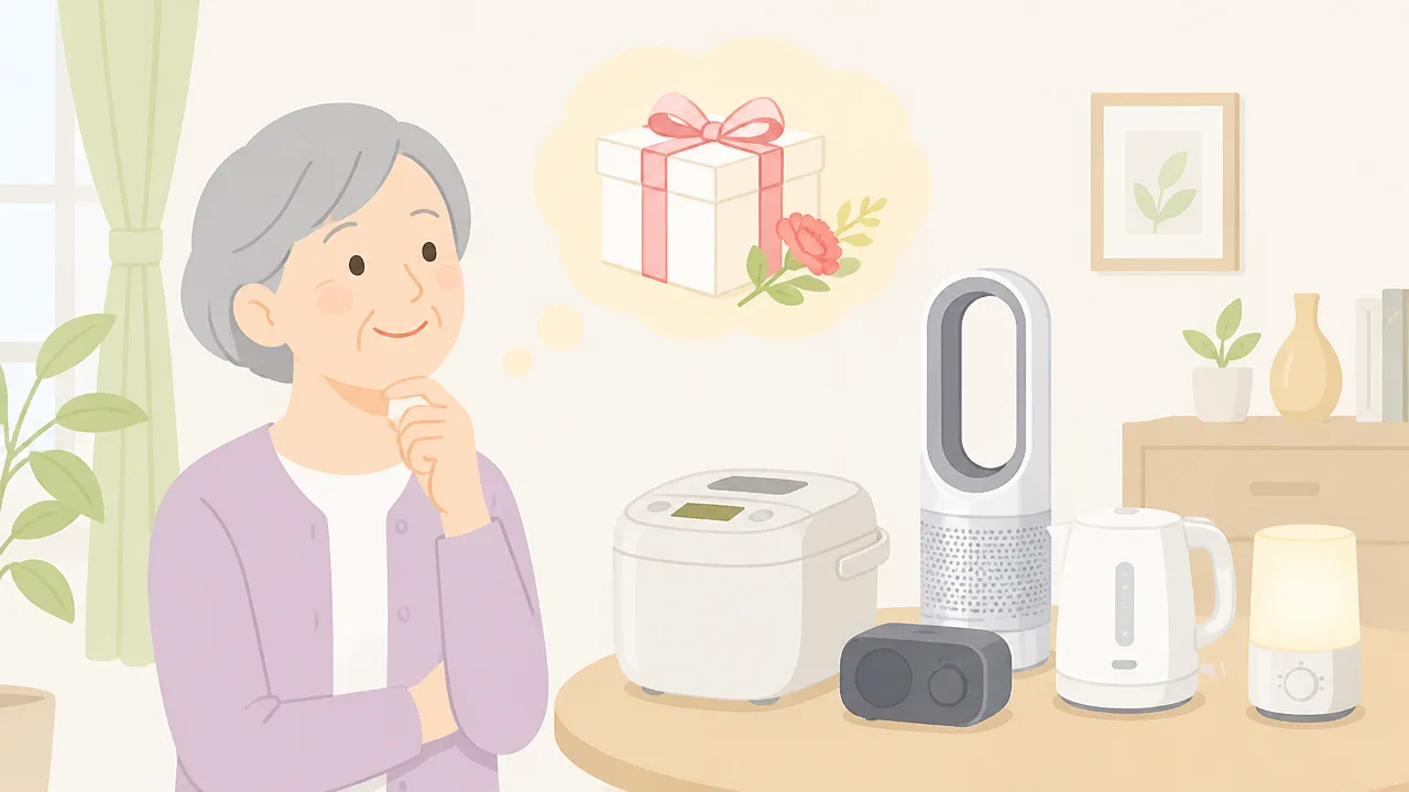 70代の親へのプレゼントにおすすめの家電|選び方と人気アイテム