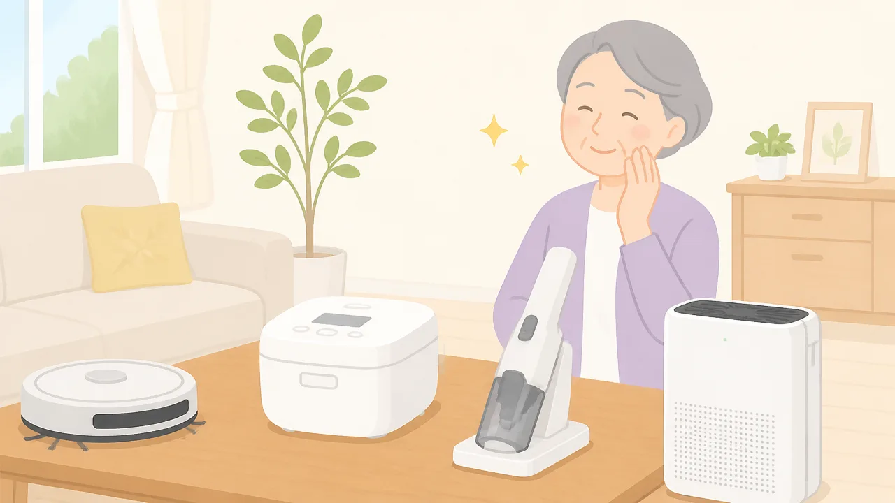 70代の親へのプレゼントにおすすめの家電|選び方と人気アイテム
